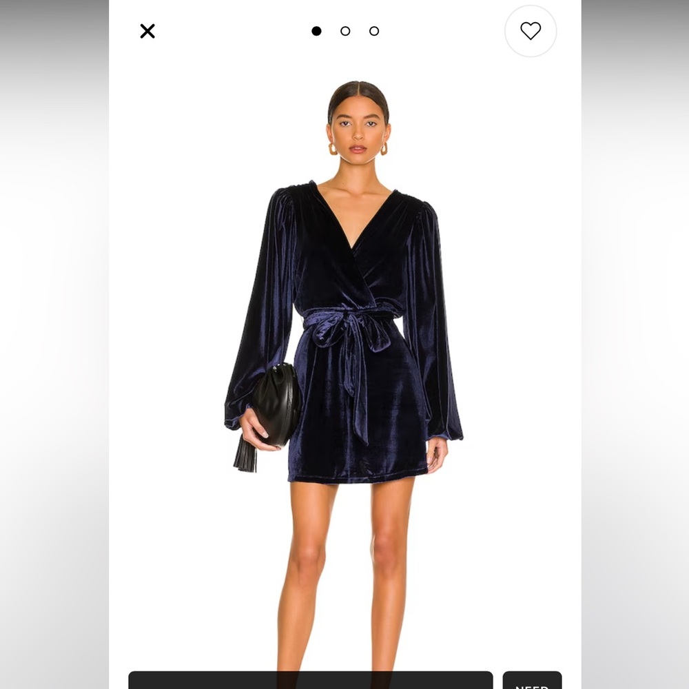 House of Harlow 1960 x REVOLVE Barzano Mini Dress in Navy Blue